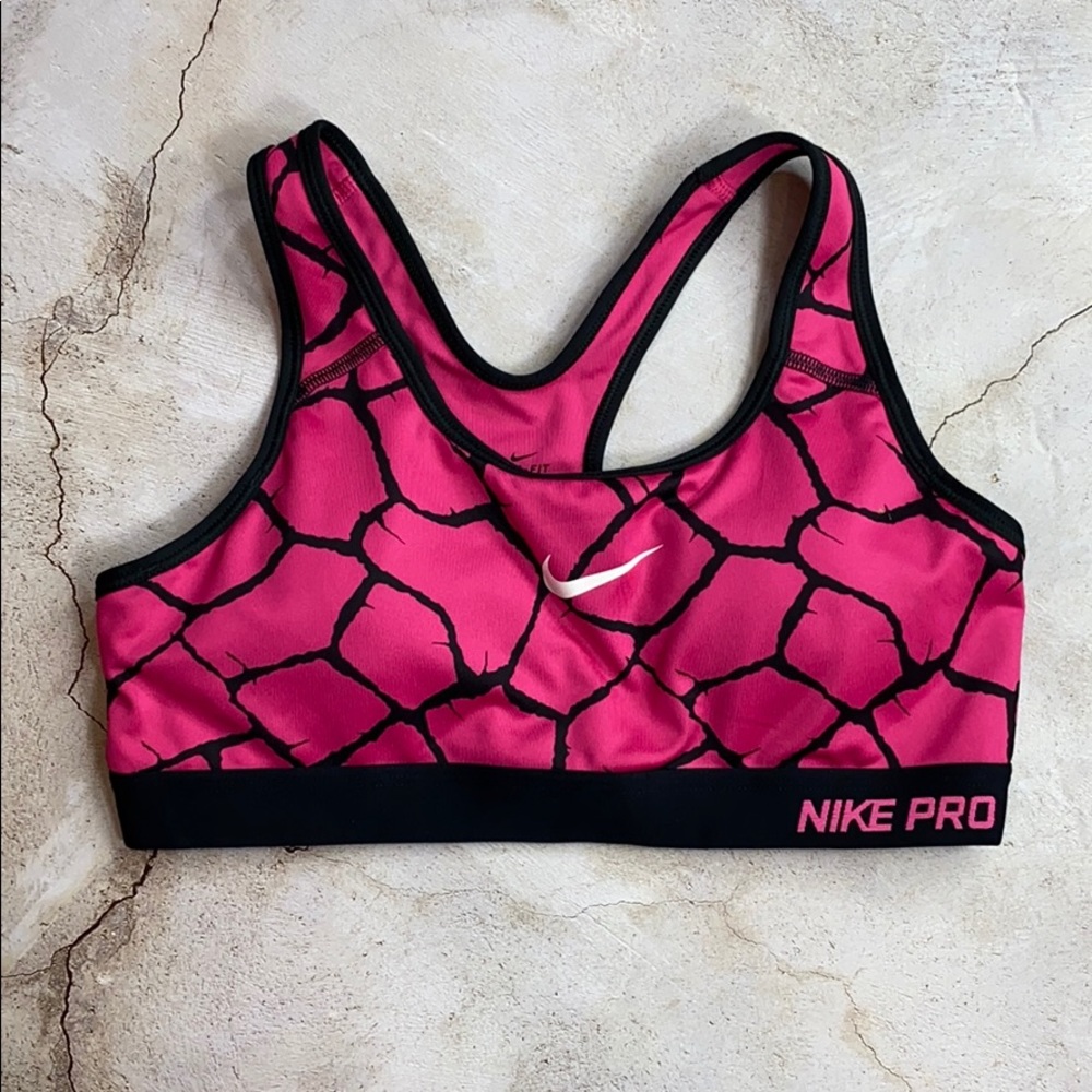 Nike dri fit sport bra size Medium in PINK